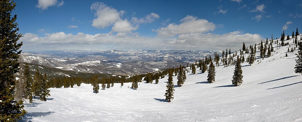 Colorado ski resort scenery