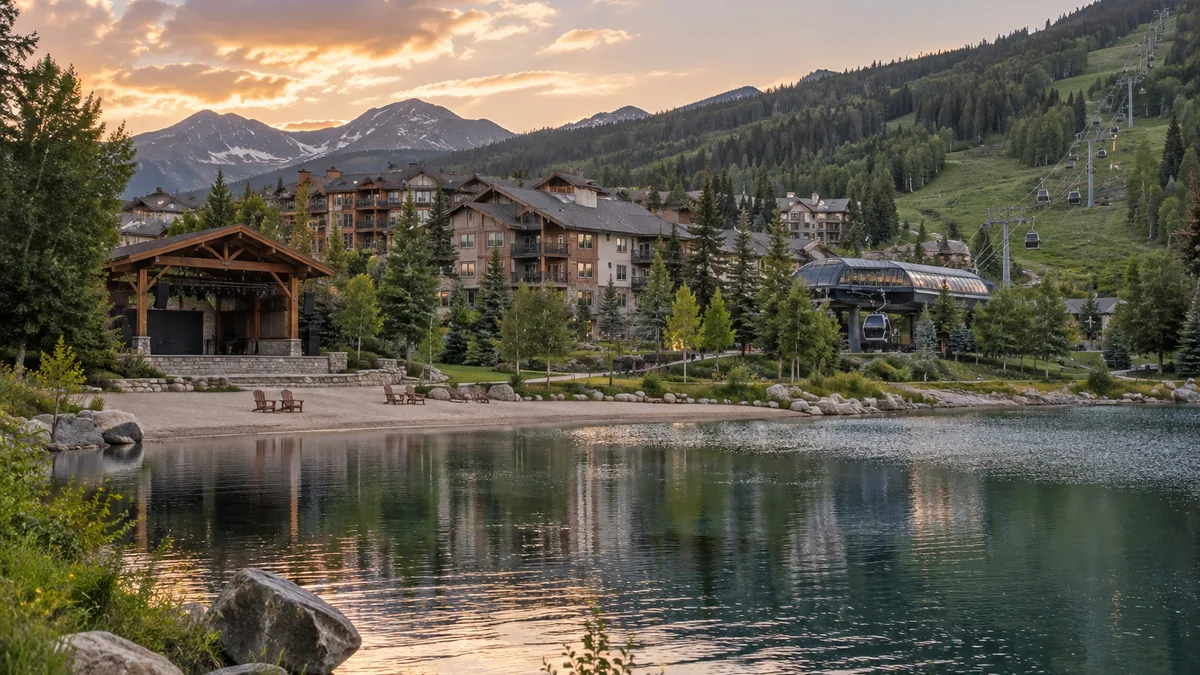 Nottingham Lake park in Avon, Colorado
