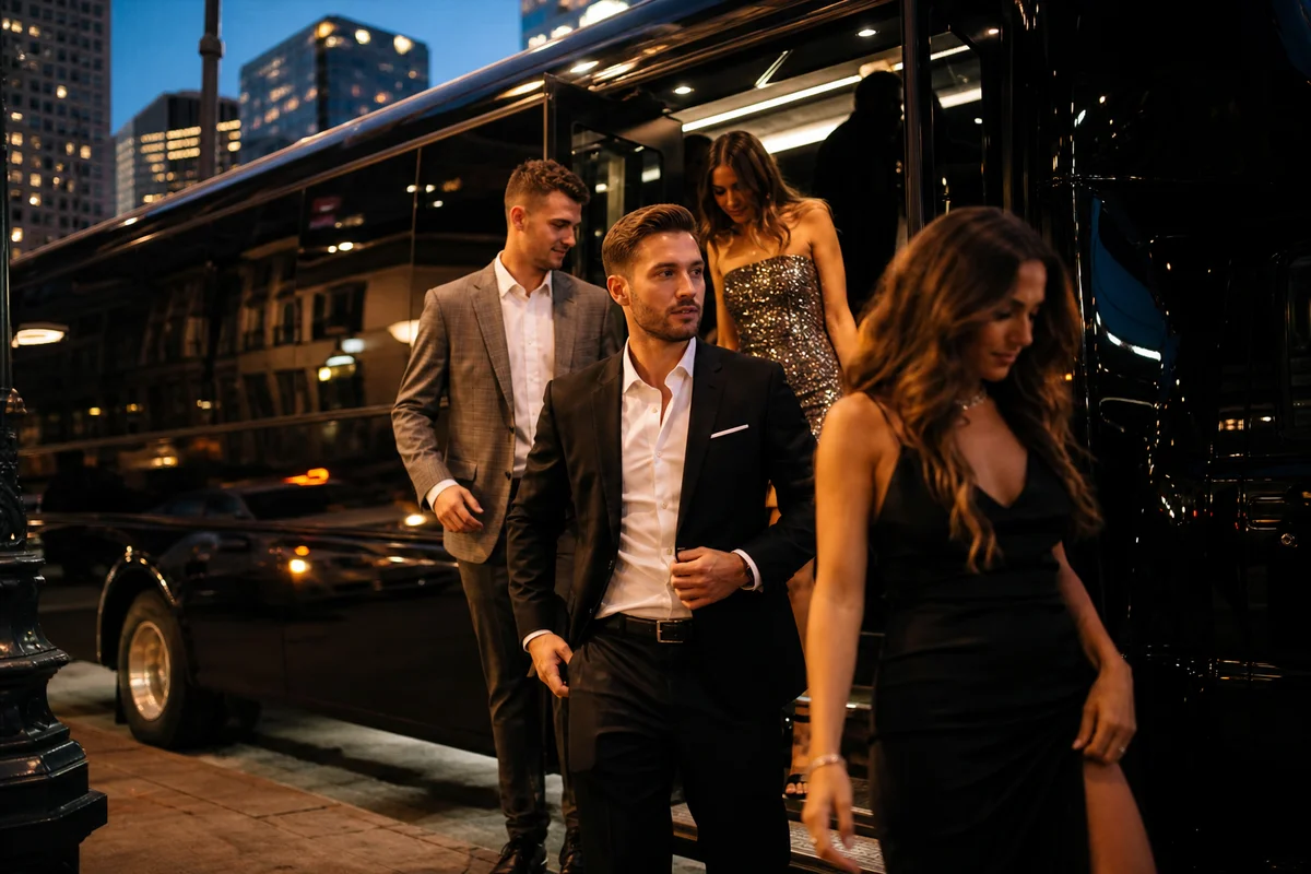 Mercedes Sprinter van for Mission Ballroom concerts