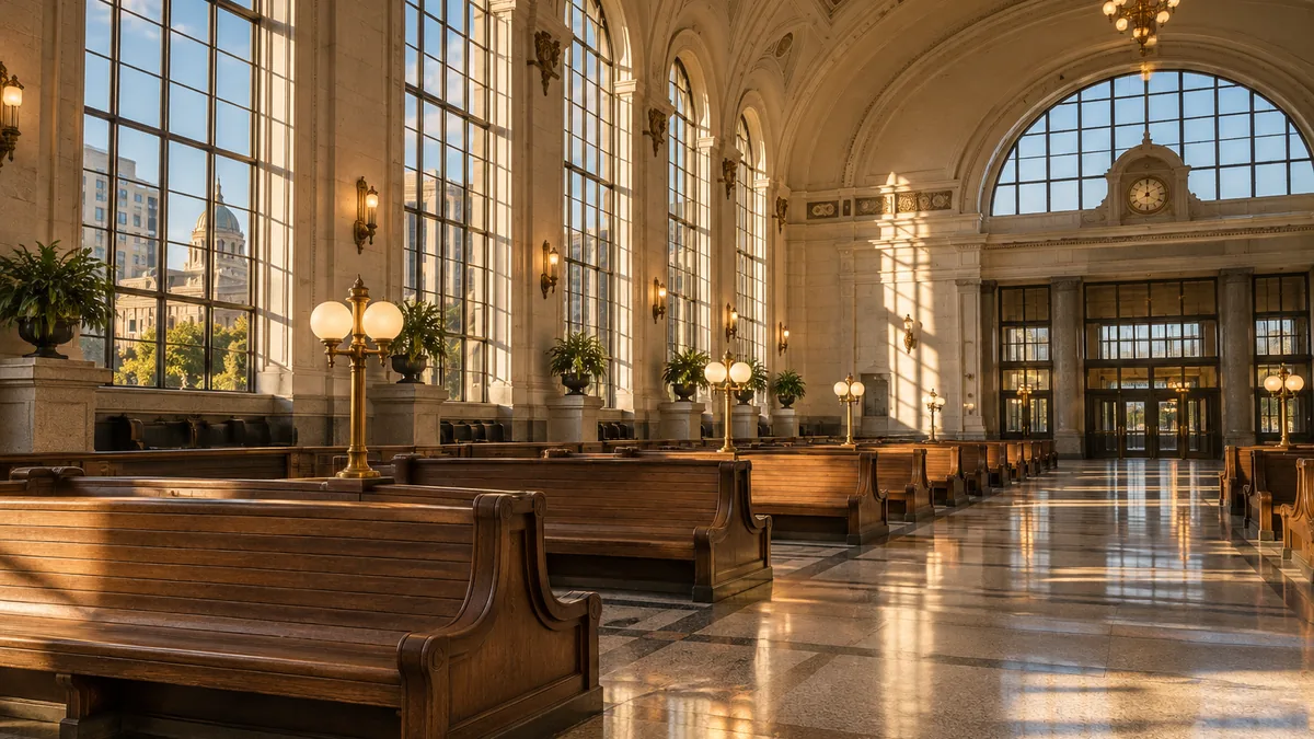 The great hall of Denver Union Station
