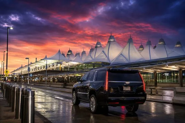 Luxury Sprinter van at Colorado vineyard