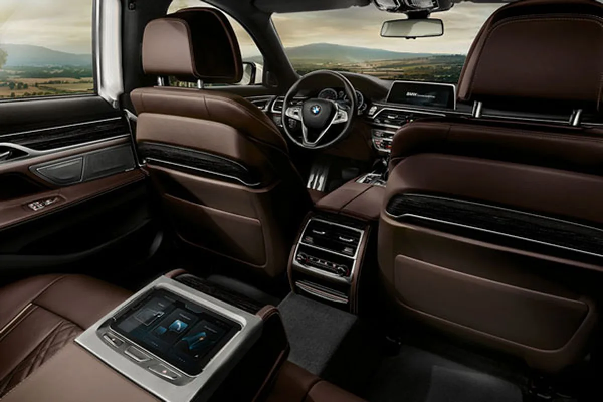 Luxury sedan interior for DCPA theater transportation