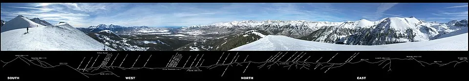 Colorado ski resort scenery