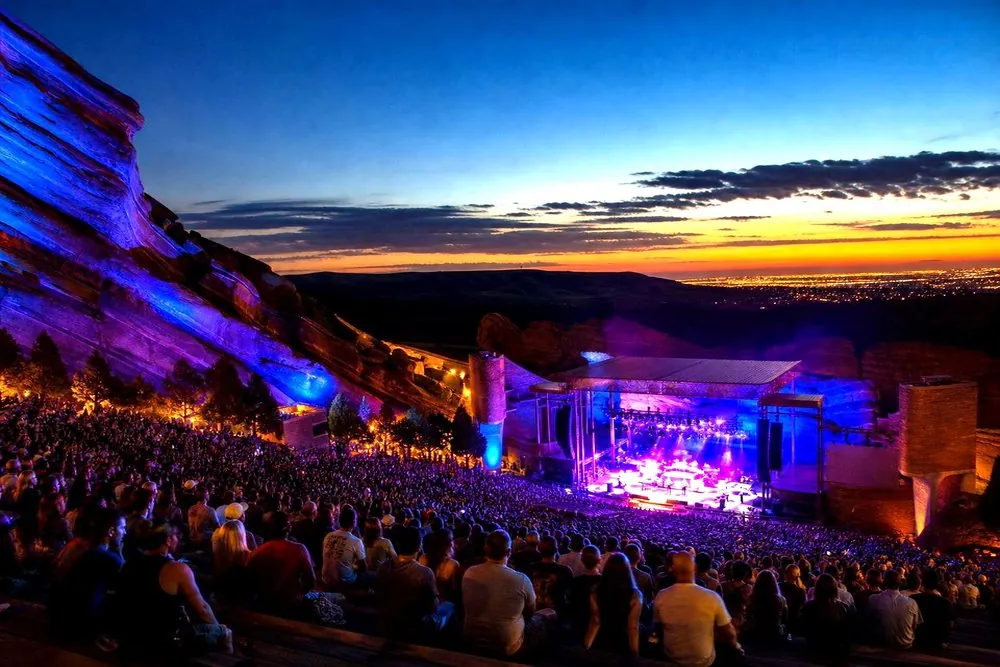 Historic live performance at Red Rocks